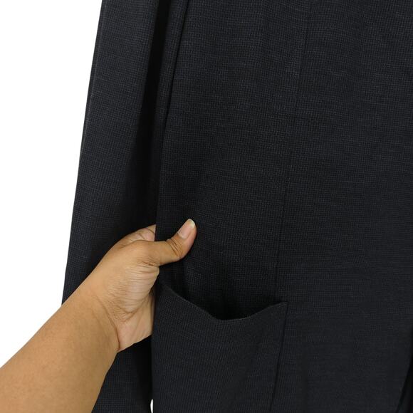 Canali Men US 48 Impeccabile Wool Blend Sports Blazer Blue Micro Check NEW FLAW - Picture 4 of 13